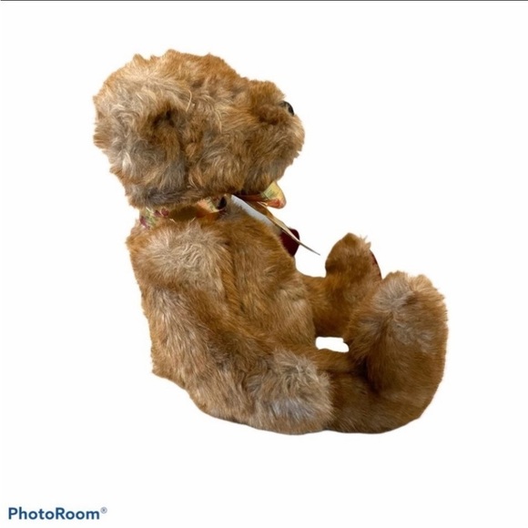 Vintage Dan Dee Collector Teddy Bear Plush brown velvet Stuffed Animal Toy - Picture 5 of 8